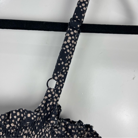 Michael Stars Alejandra Smocked Maxi Dress Sleeveless Pockets Women's Size XS - Picture 10 of 10